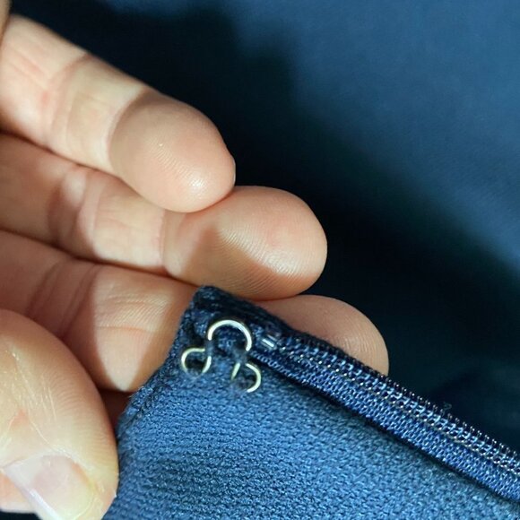 Loft Outlet Women's Admiral Pocket Navy Pencil Skirt Sailor Navy Size 8 - Picture 6 of 9